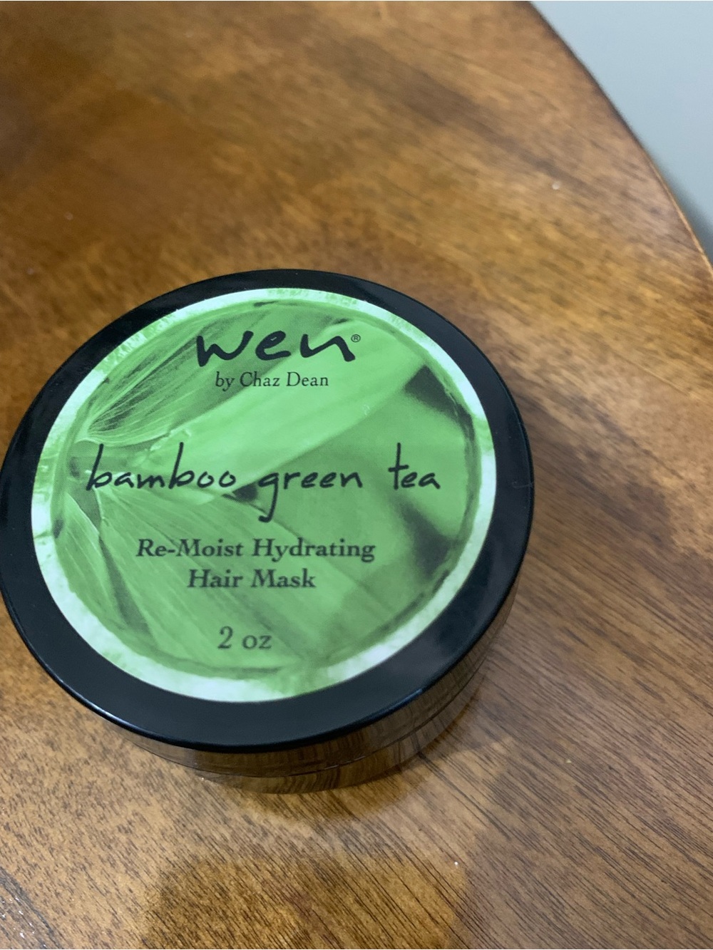 WEN Bamboo Green Tea Re-Moist Hydrating Hair Mask - Black & Green